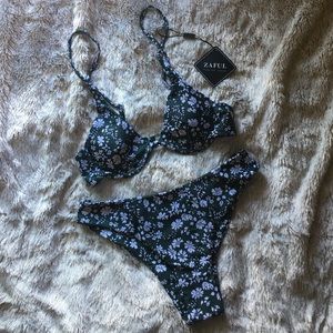 NWT High Waisted Zaful Bikini
